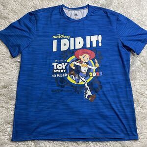 Run Disney 2023 Toy Story 10 Miler Marathon  Shirt Size XL Jesse Buzz